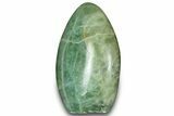 Free-Standing, Polished Green Fluorite - Madagascar #304768-1